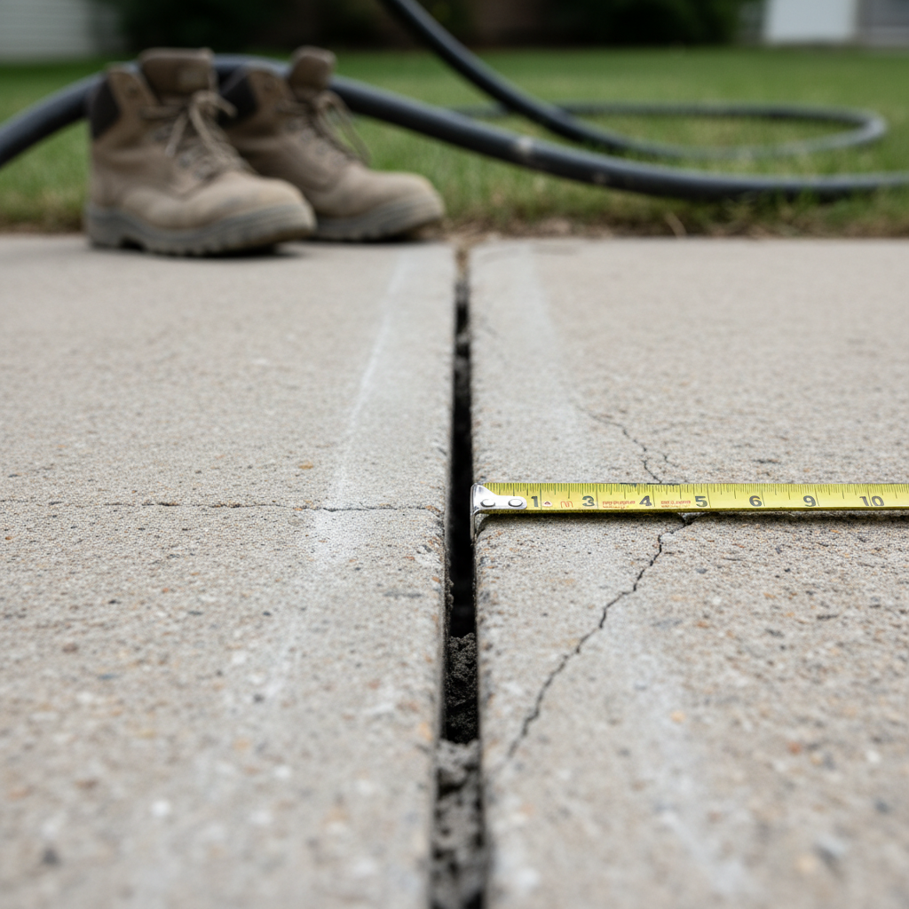 concrete leveling work